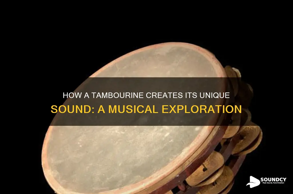 how a tambourine produce sound