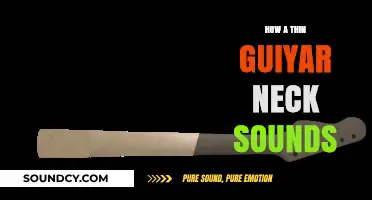 Thin Guitar Neck Sound: Bright and Crisp