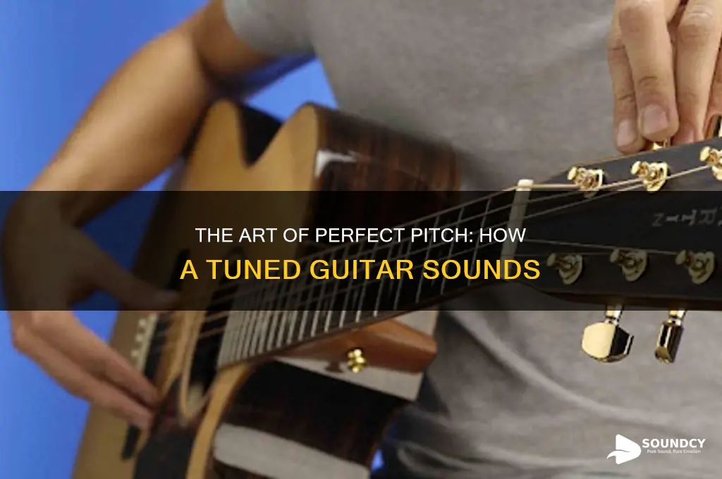 how a tuned guitar sounds