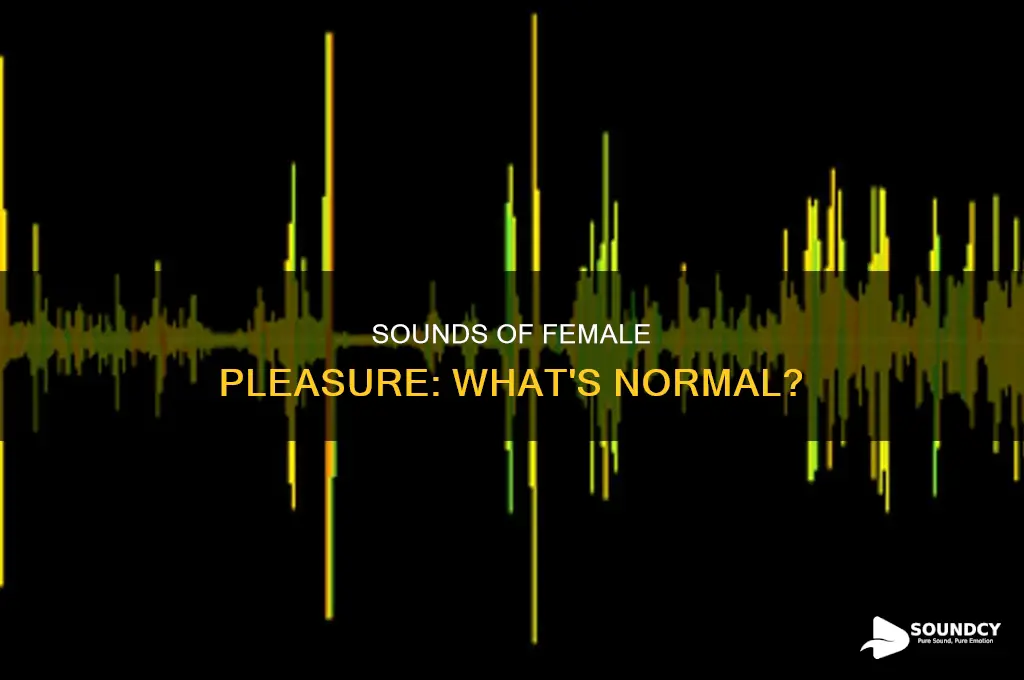 how a women sound dering sex