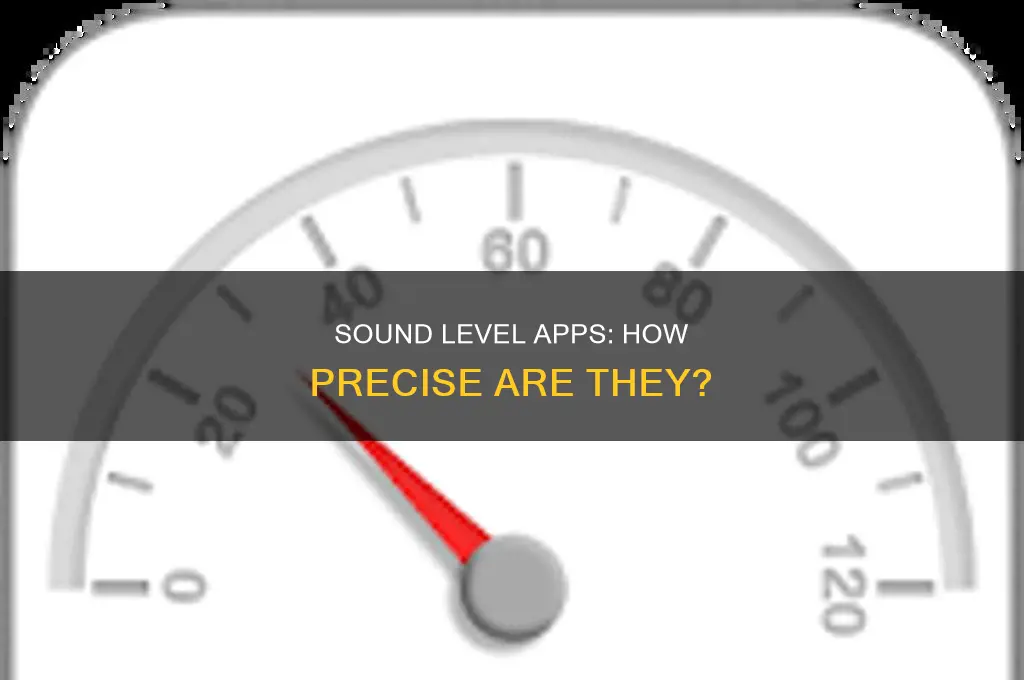 how accurate are sound level apps