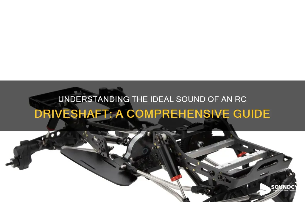how ahluld rc driveshaft sound