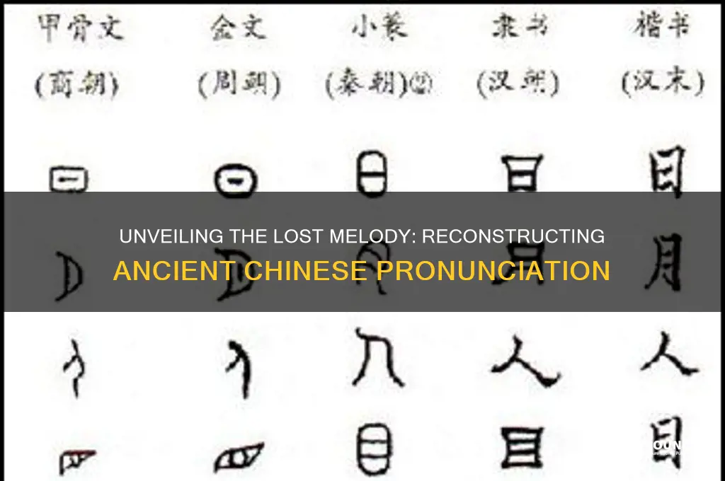 how ancient chinese sounded like