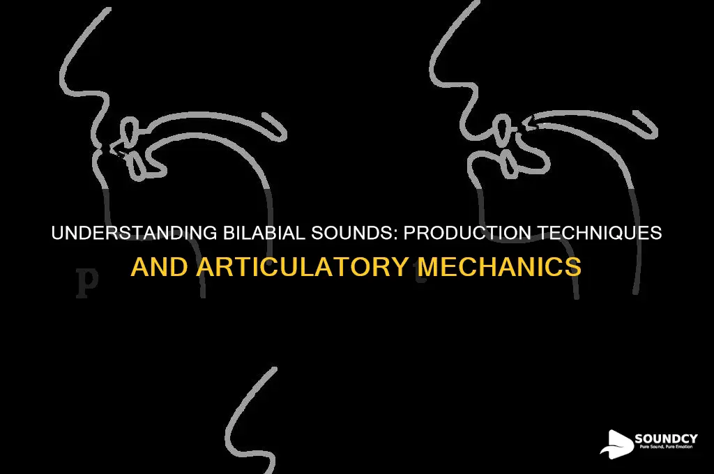 how are bilabial sounds produced