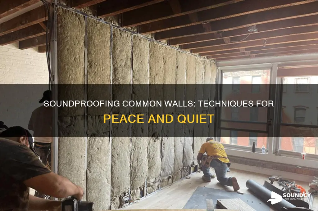 how are common walls sound proofed