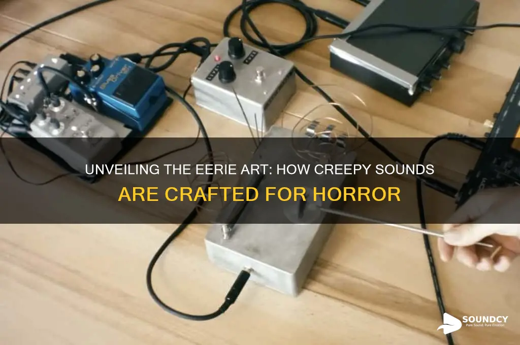 how are creepy sounds made