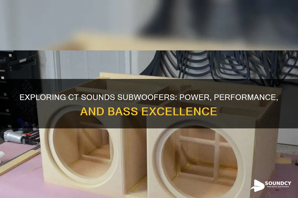 how are ct sounds subwoofers