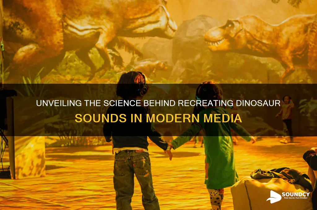 how are dinosaur sounds made