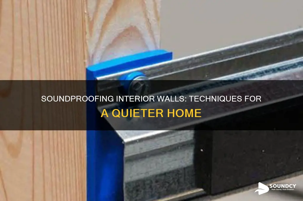 how are interiors walls sound dampened