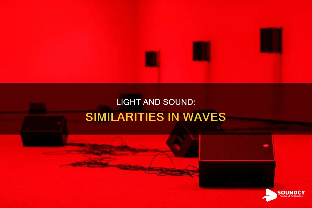 how are light and sound similar