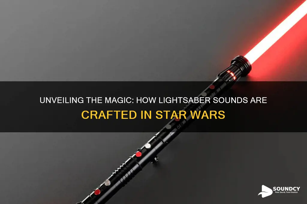 how are lightsaber sounds made