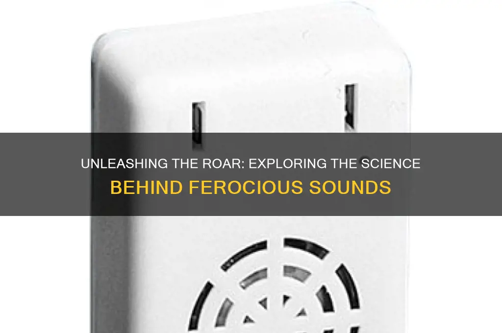 how are roar sounds created