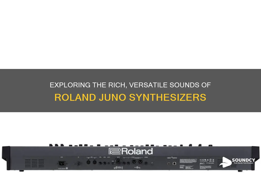 how are roland juno sounds