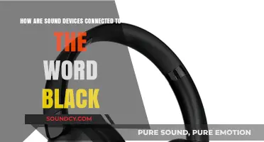 Exploring the Sonic Link Between Sound Devices and the Word Black