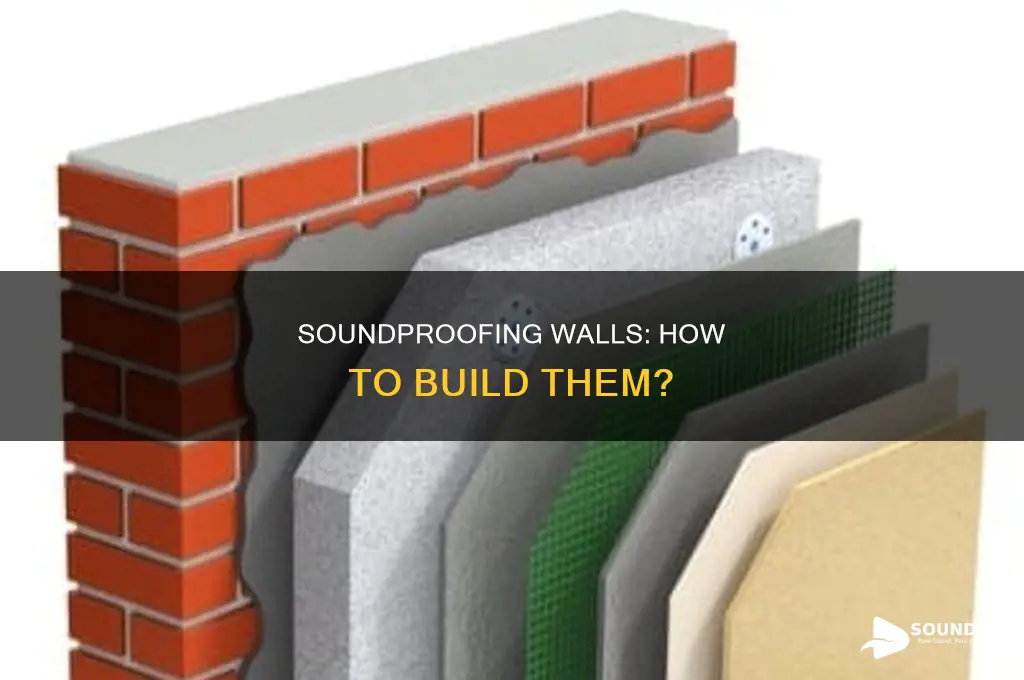 how are sound proof walls made
