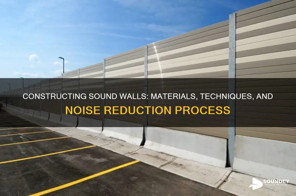 how are sound walls made