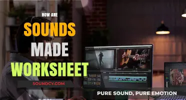 Exploring Sound Creation: A Comprehensive Worksheet on How Sounds Are Made