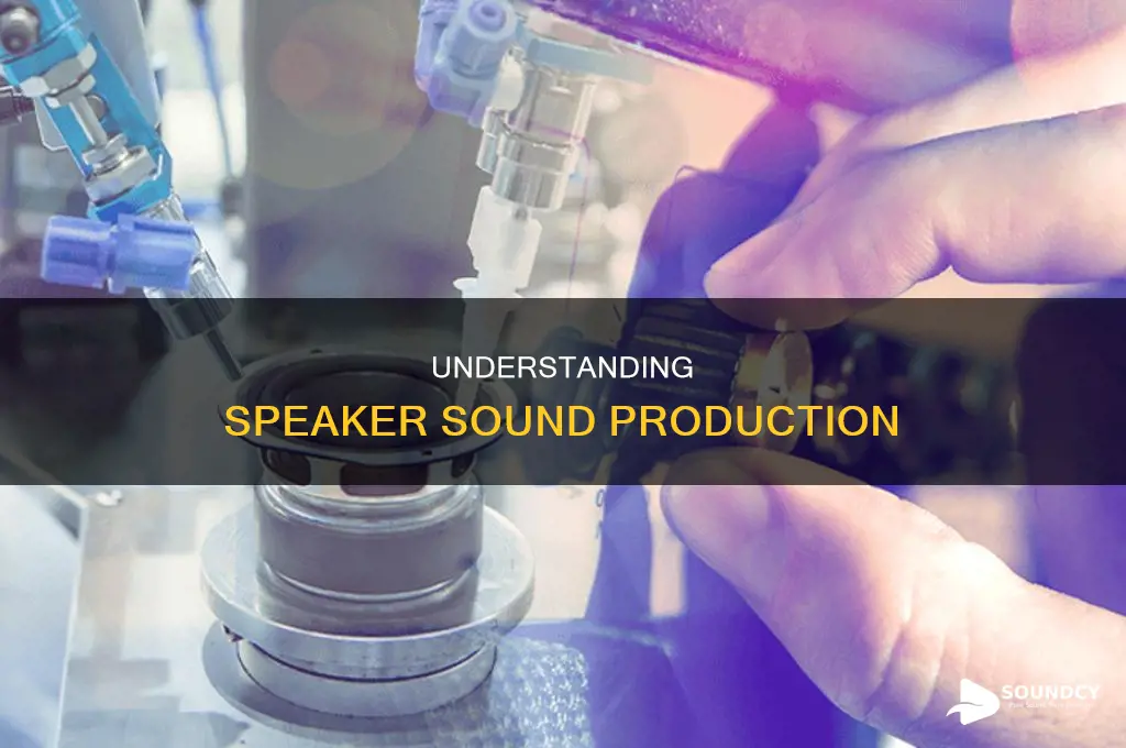 how are sounds produced by speakers