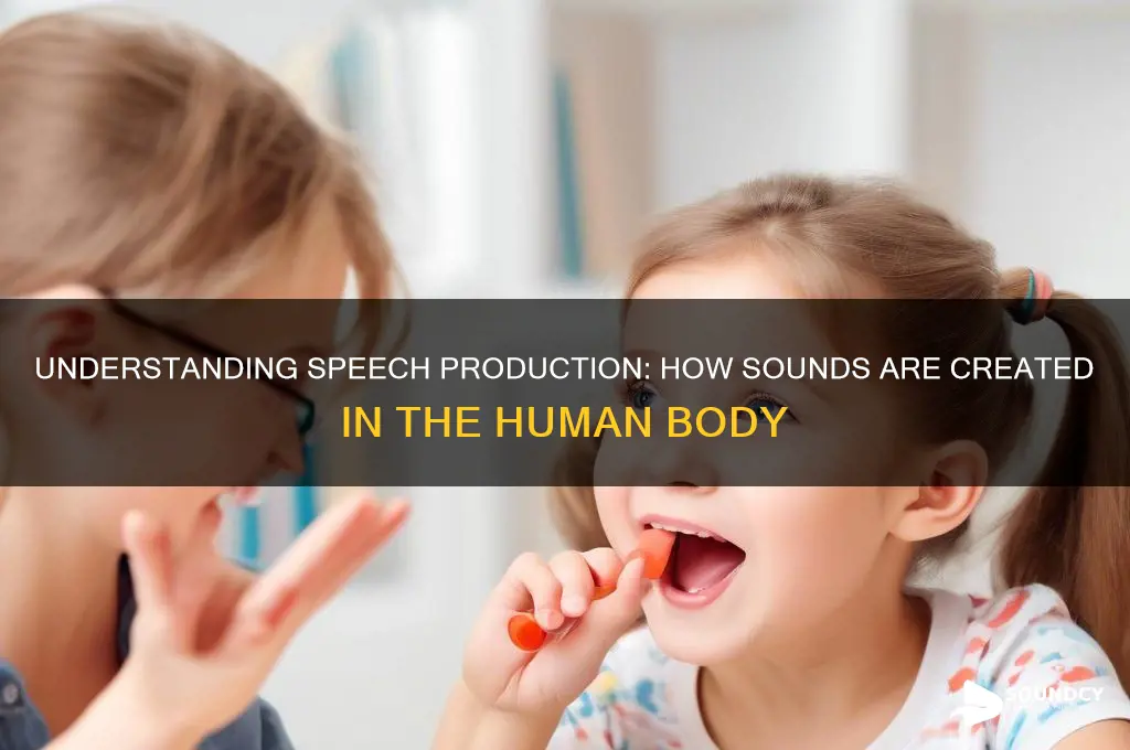 how are speech sounds made