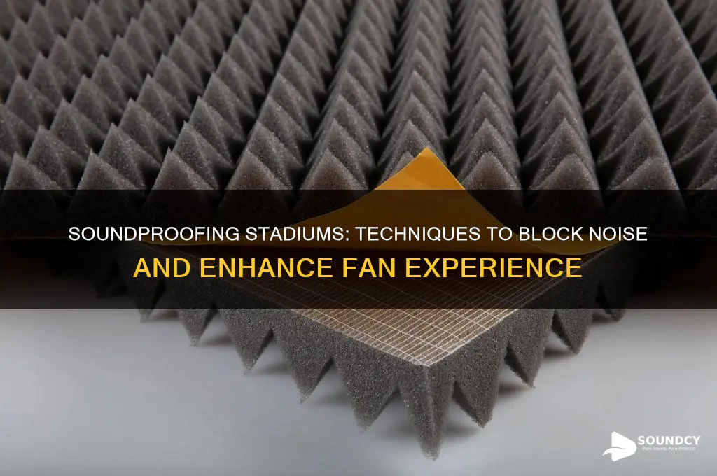 how are stadiums sound proof