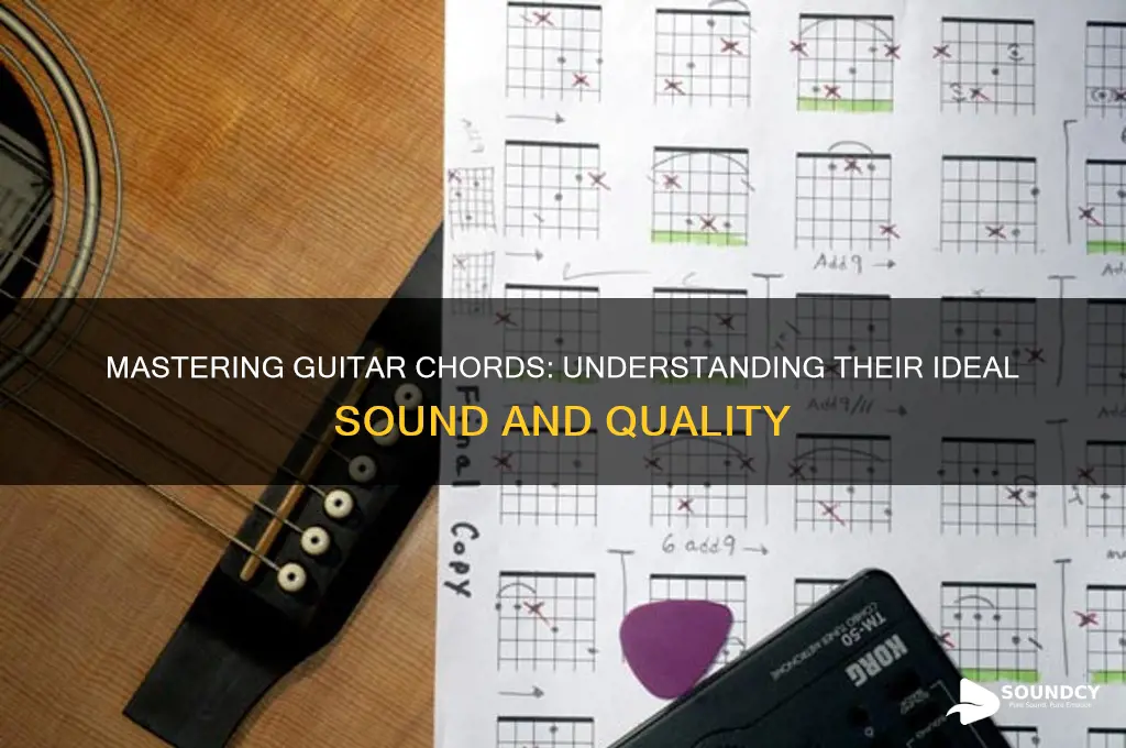 how are the guitar chords supposed to sound like