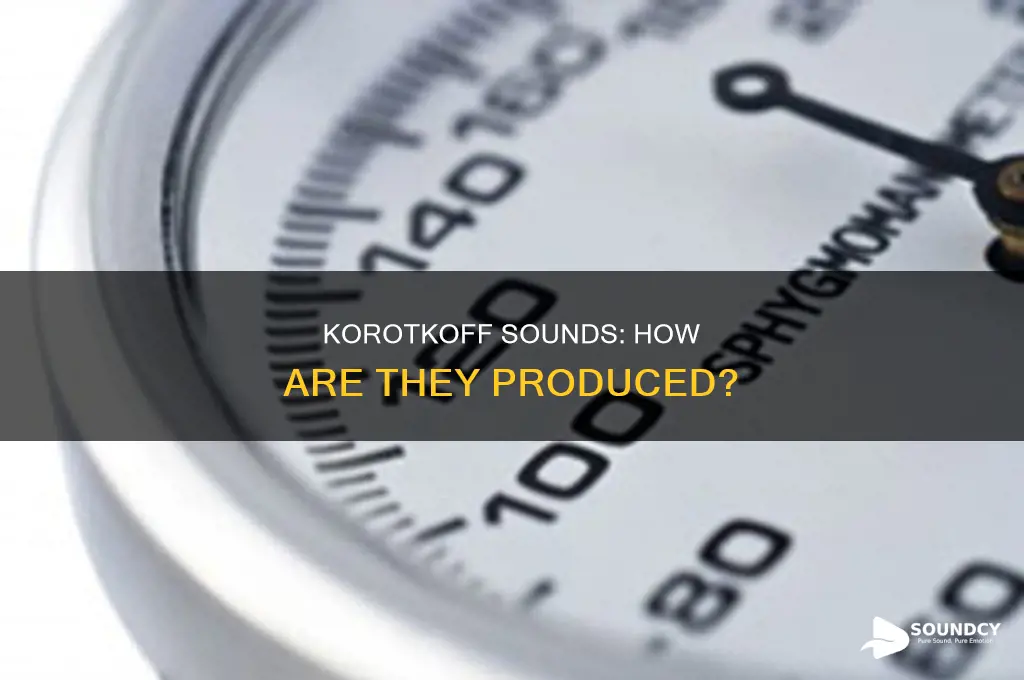 how are the korotkoff sounds produced