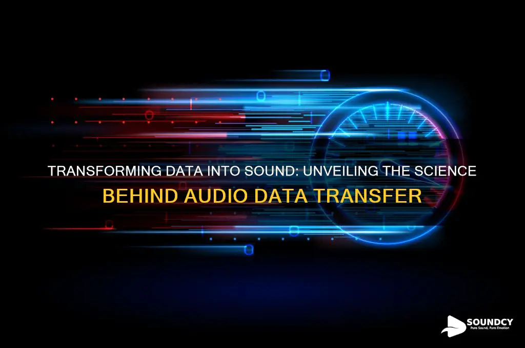 how are we able to transfer data into sound