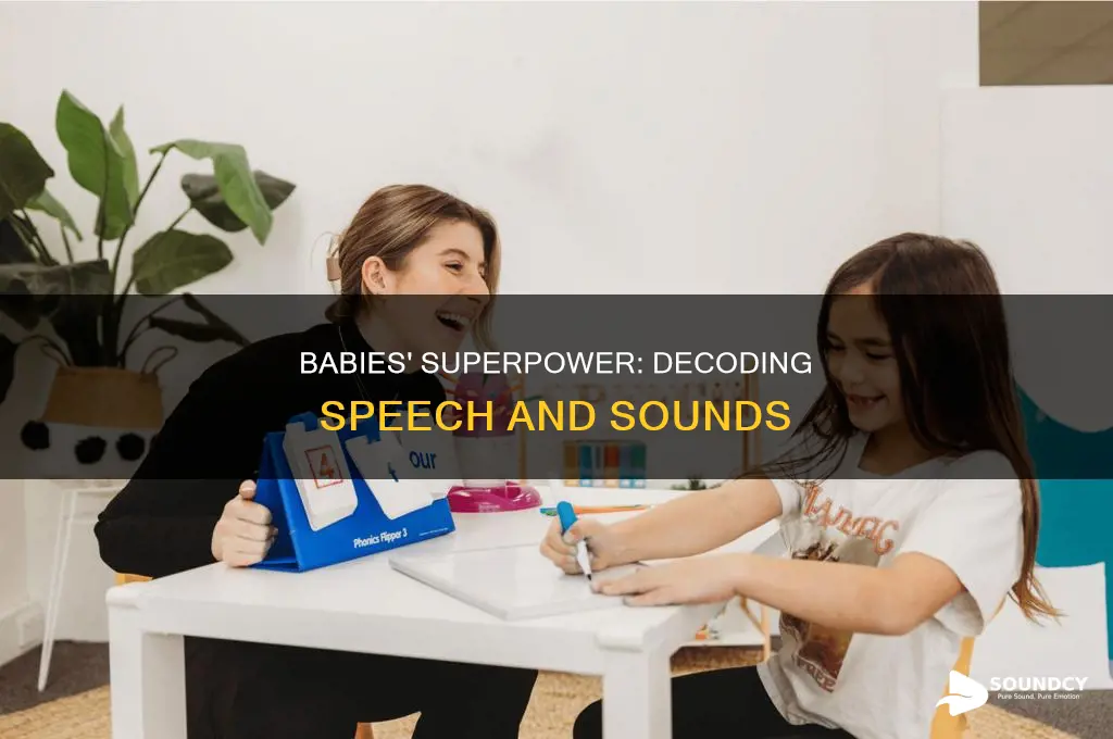 how babies differentiate between all sounds