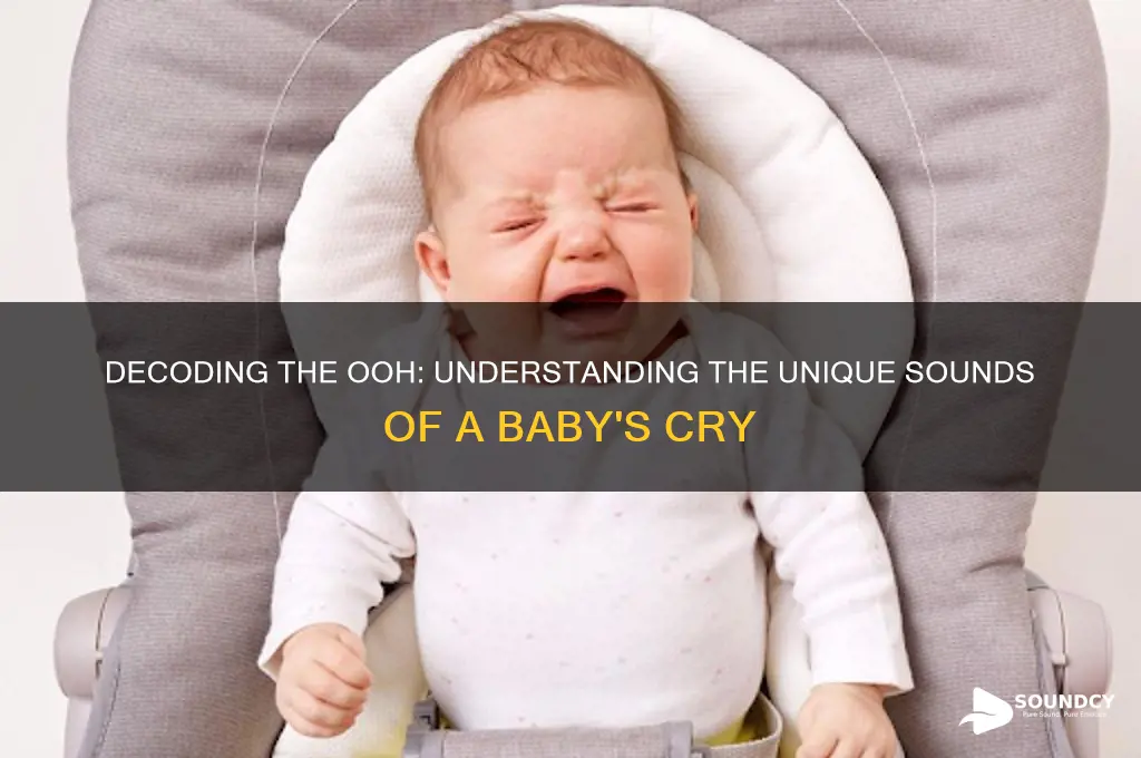 how baby cry sound ooh