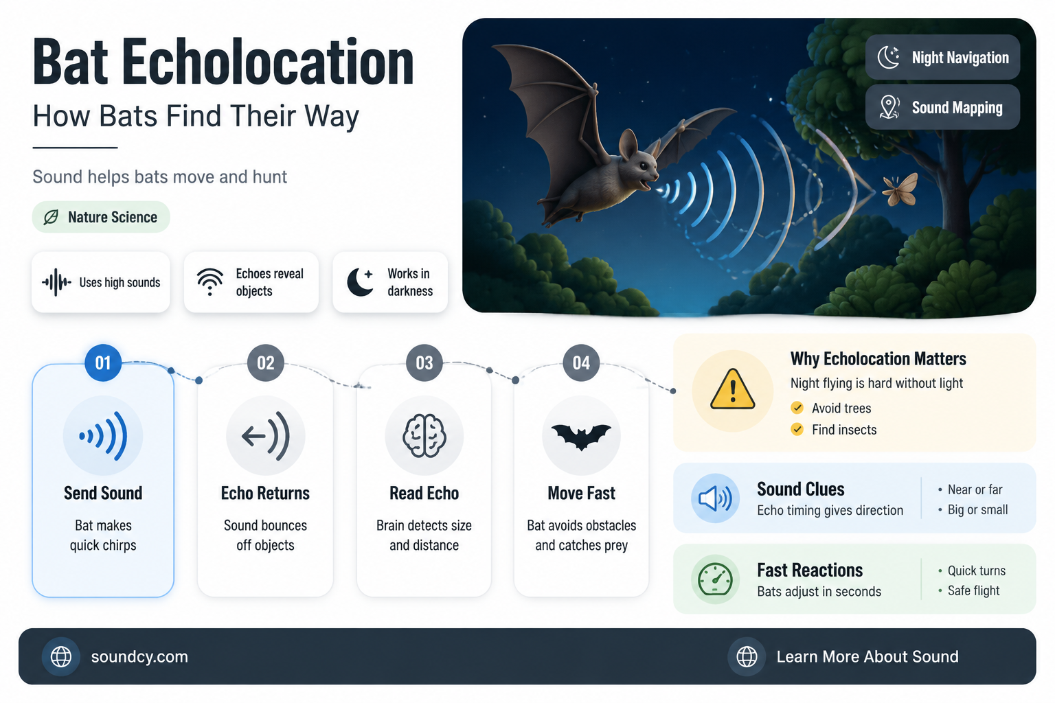 do bats navigate by sound