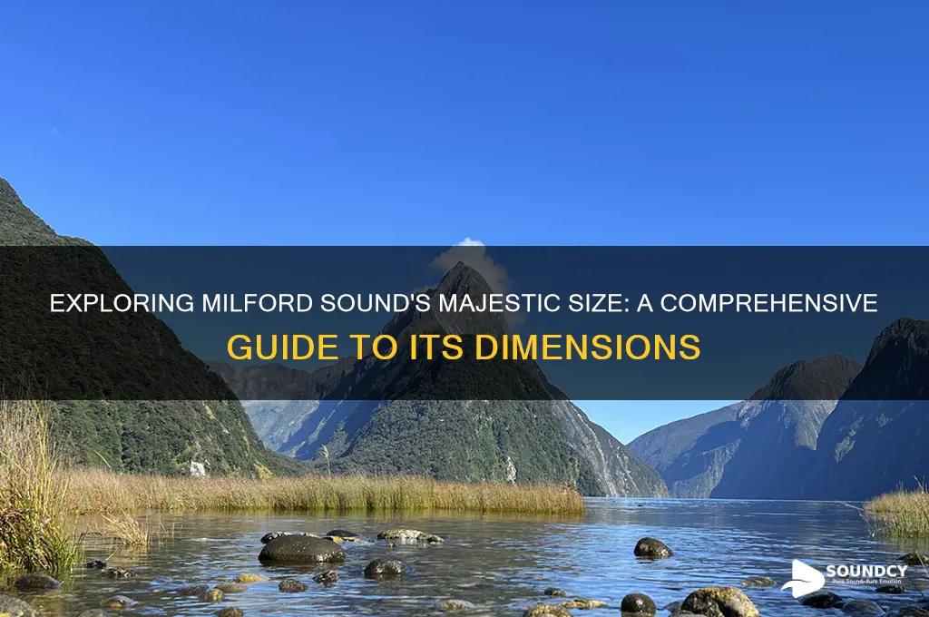 how big is milford sound