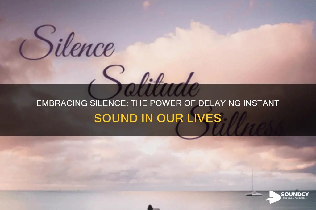 how bout no instant sound