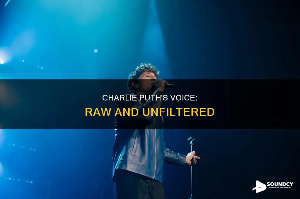 how charlie puth sounds without autotune