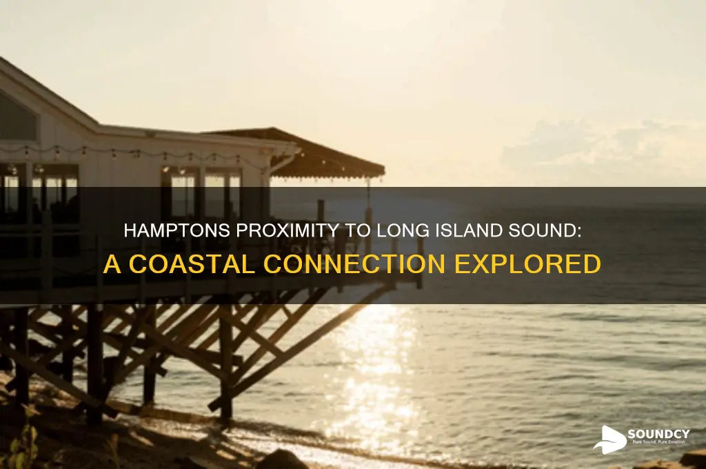 how clise are the hamptons to long island sound