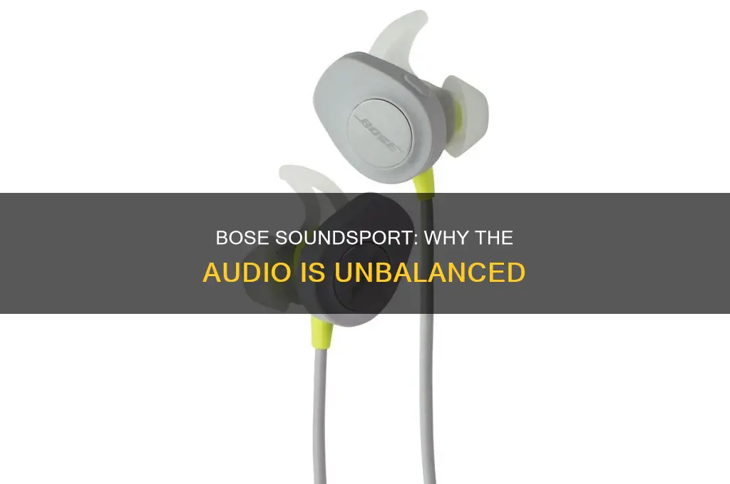 how come my bose sound sport