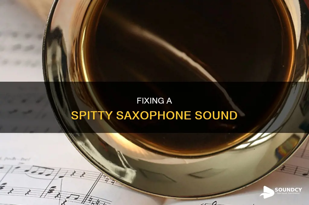 how come my saxophone sound spitty