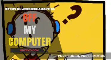 Why Does My Computer Sound Suddenly Disappear? Troubleshooting Tips