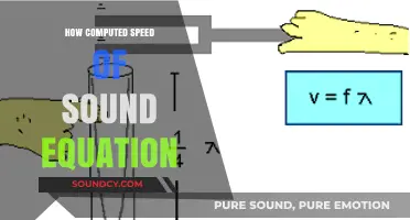 Sound Speed Equation: Computing Sonic Velocity
