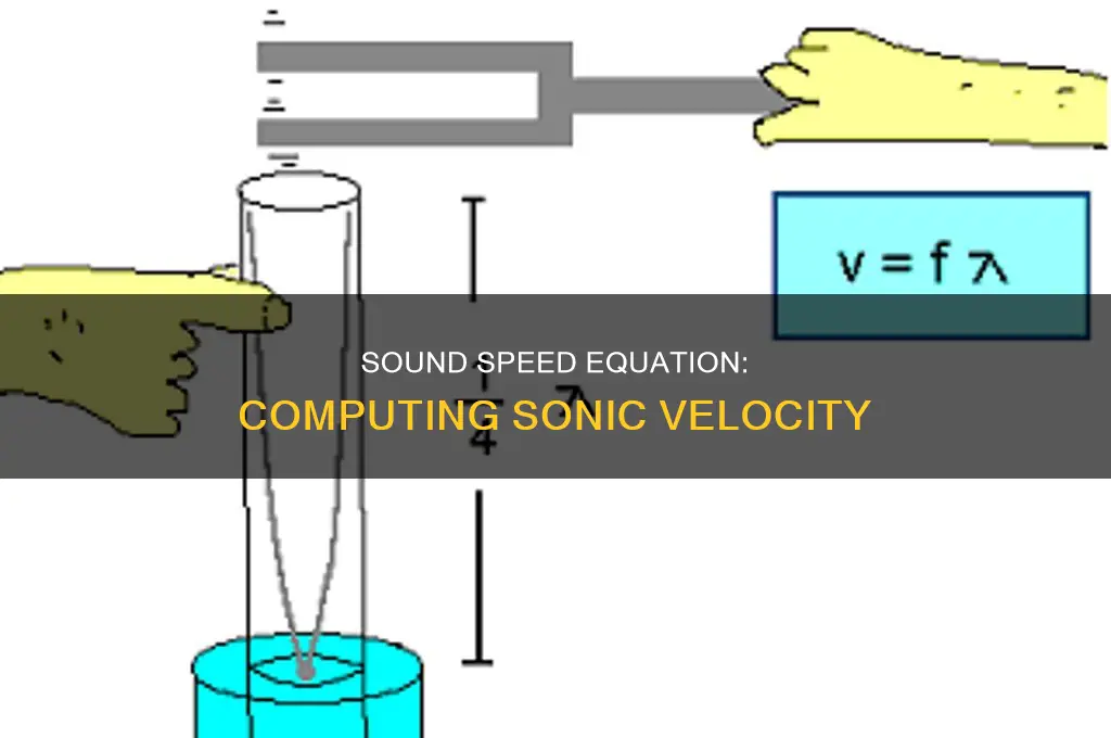 how computed speed of sound equation