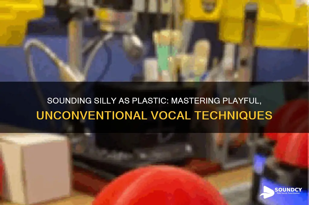 how could i sound like anything silly im plastic