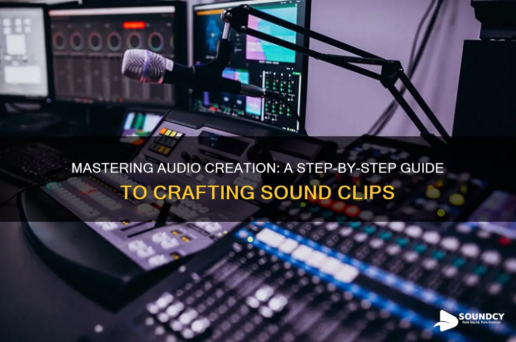how create a sound clip