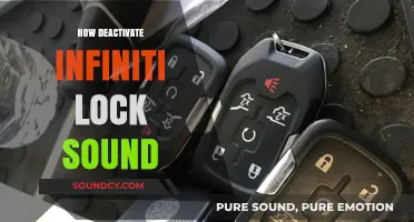 How to Deactivate the Infiniti Lock Sound: A Step-by-Step Guide