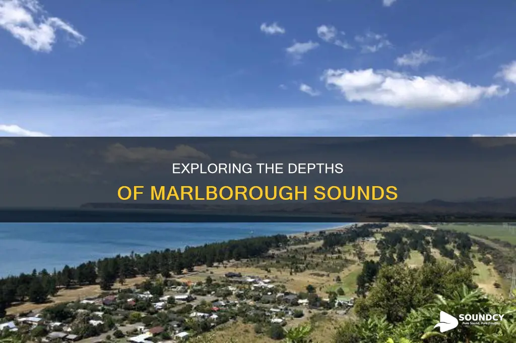 how deep are the marlborough sounds