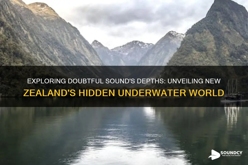 how deep is doubtful sound