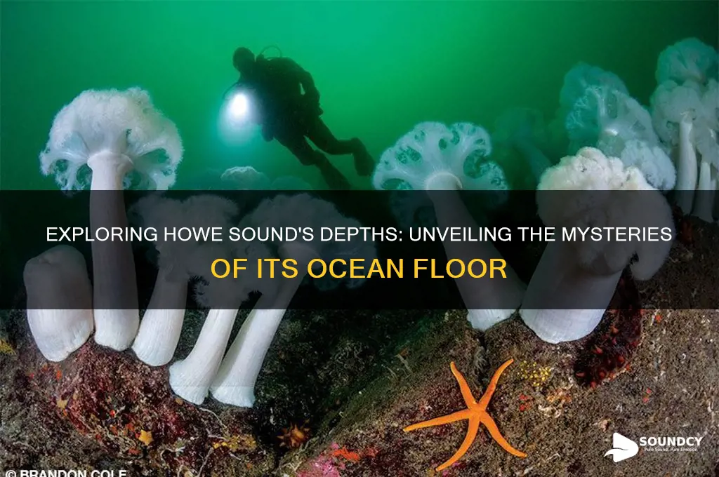 how deep is howe sound