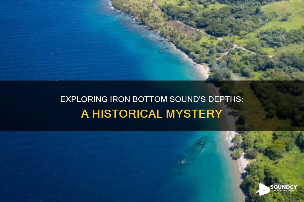 how deep is iron bottom sound