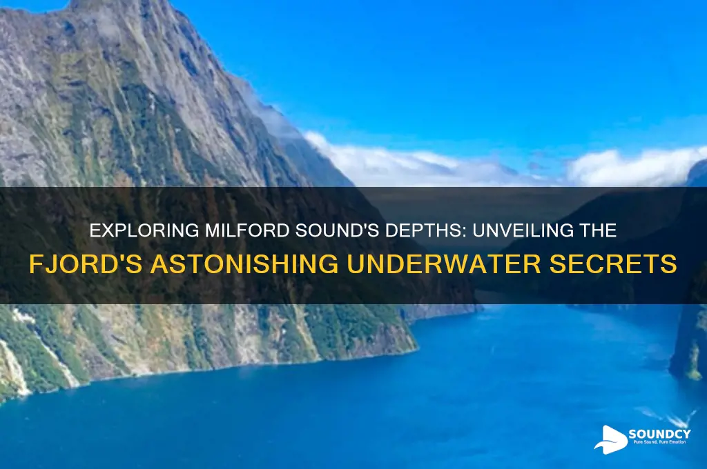 how deep is milford sound