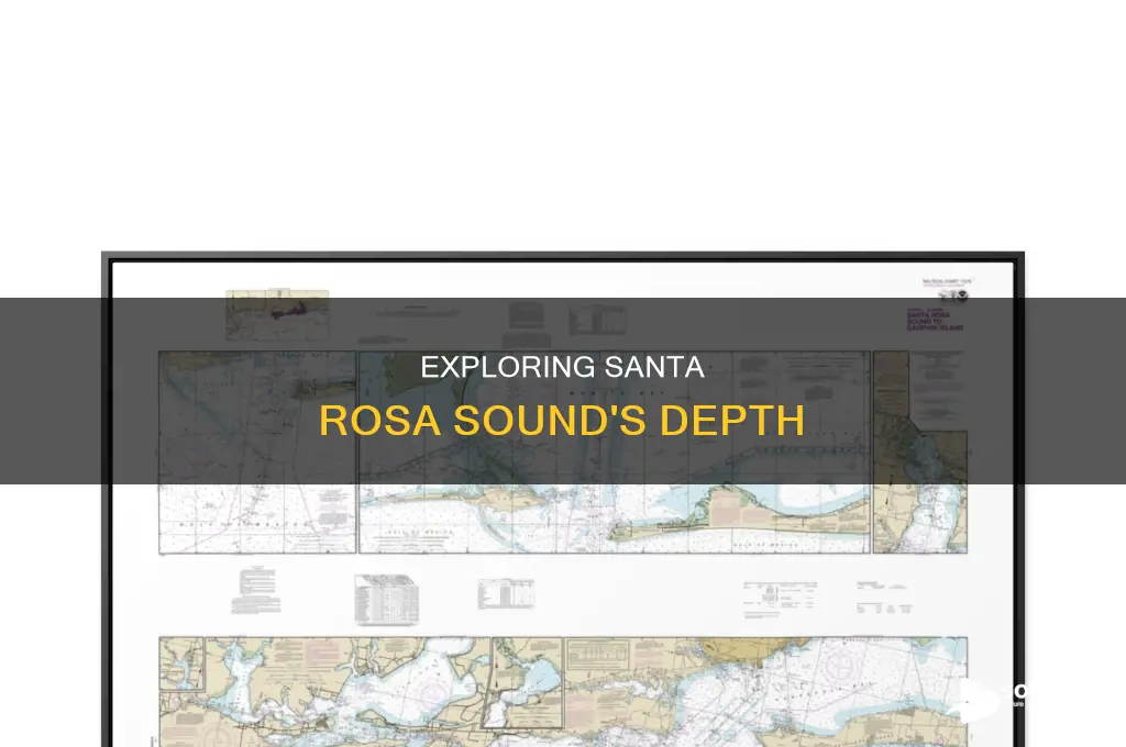 how deep is santa rosa sound