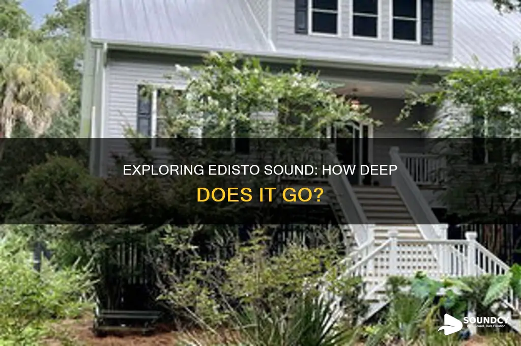 how deep is the edisto sound