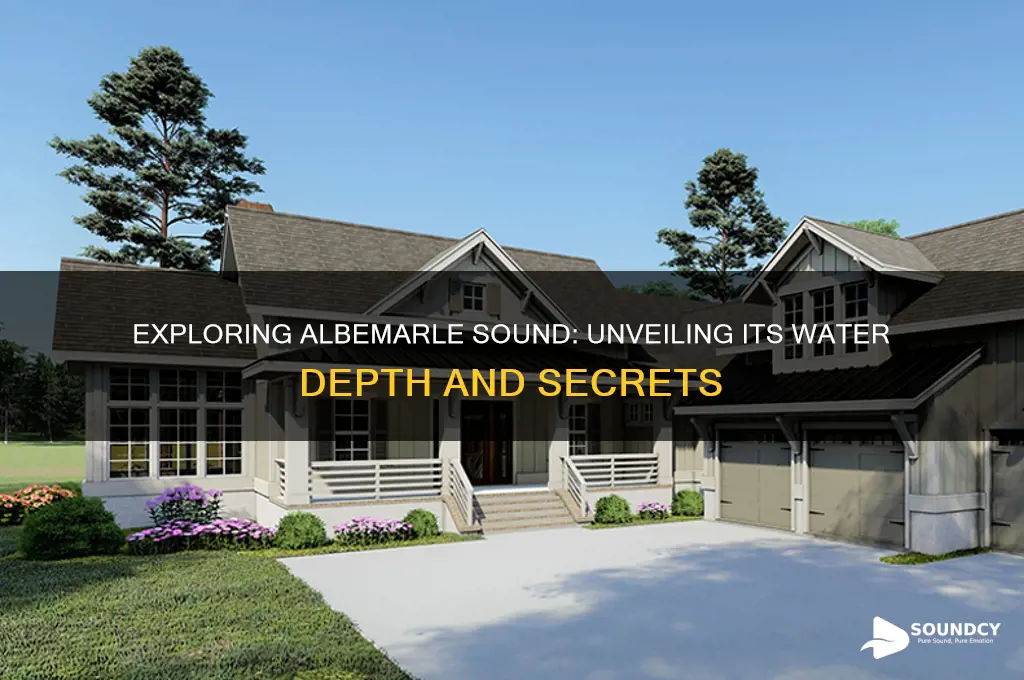 how deep is the water in the albemarle sound